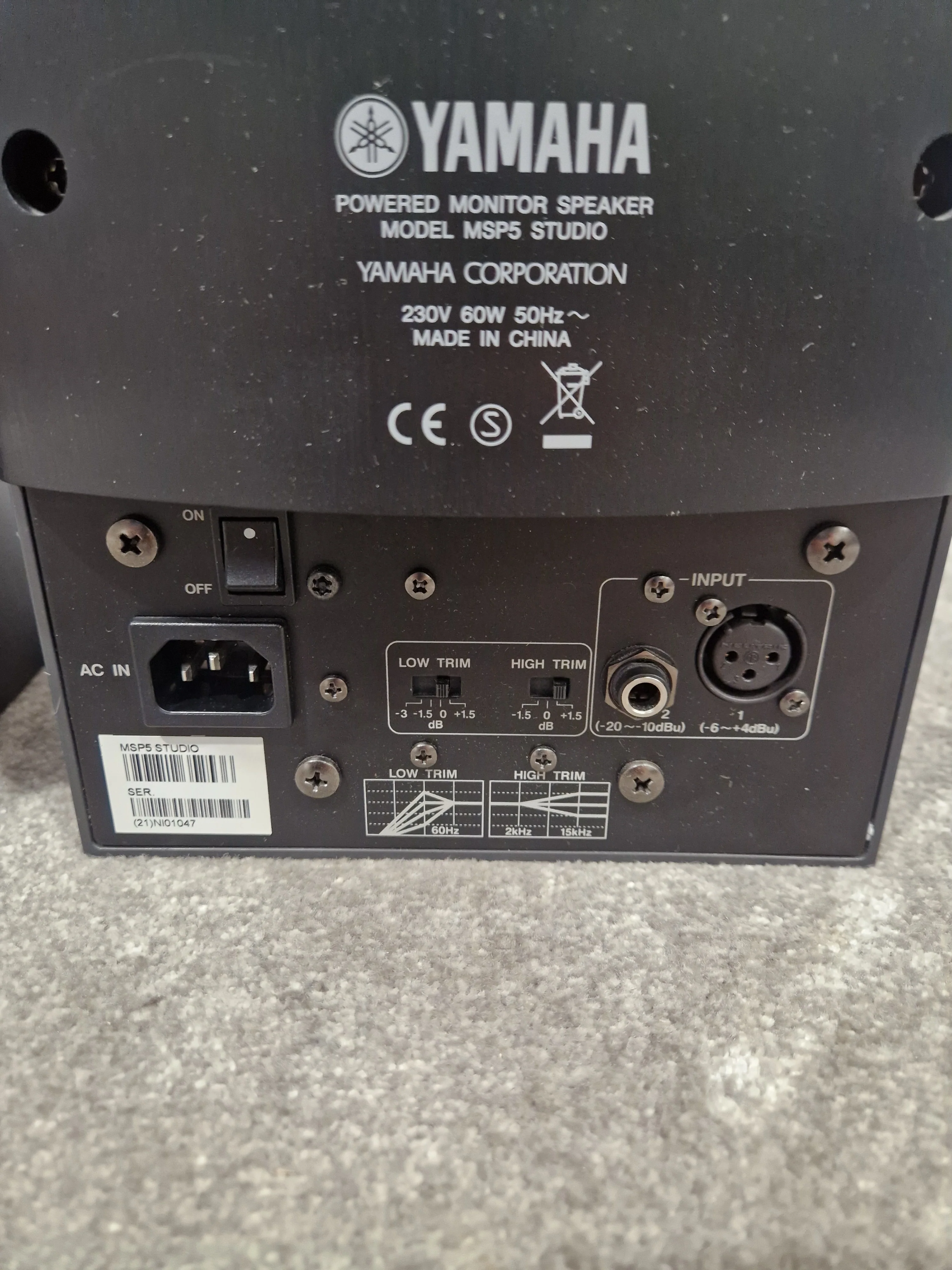 Yamaha MSP5 Speakers - Compact Studio Monitors - Excellent w/ Original Box & Power Supply - Image 9