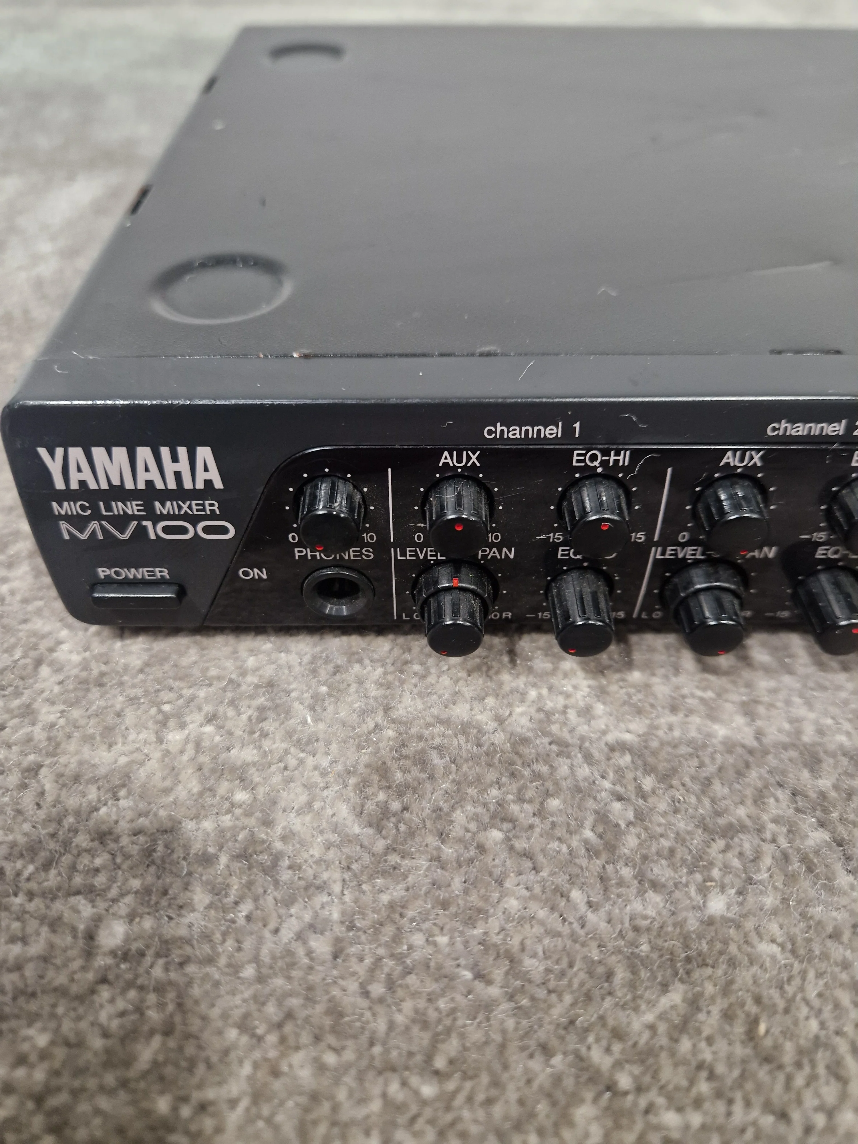 Yamaha Mv100 Mic Line Mixer - 10-Channel, Compact Design - Very Good w/ Manuals - Image 2