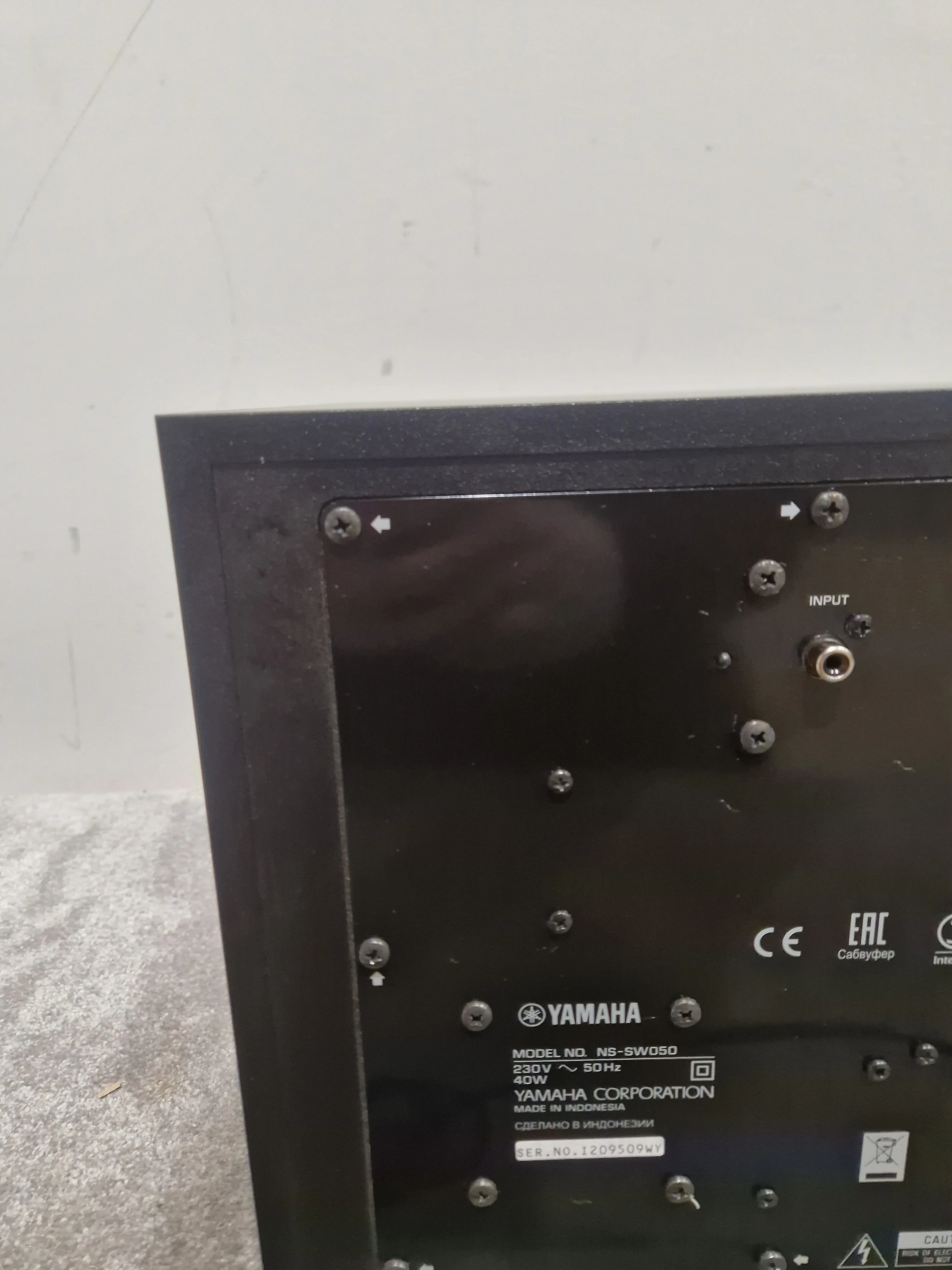 Yamaha Ns Sw050 Subwoofer - Black – Subwoofer - Excellent - Image 6