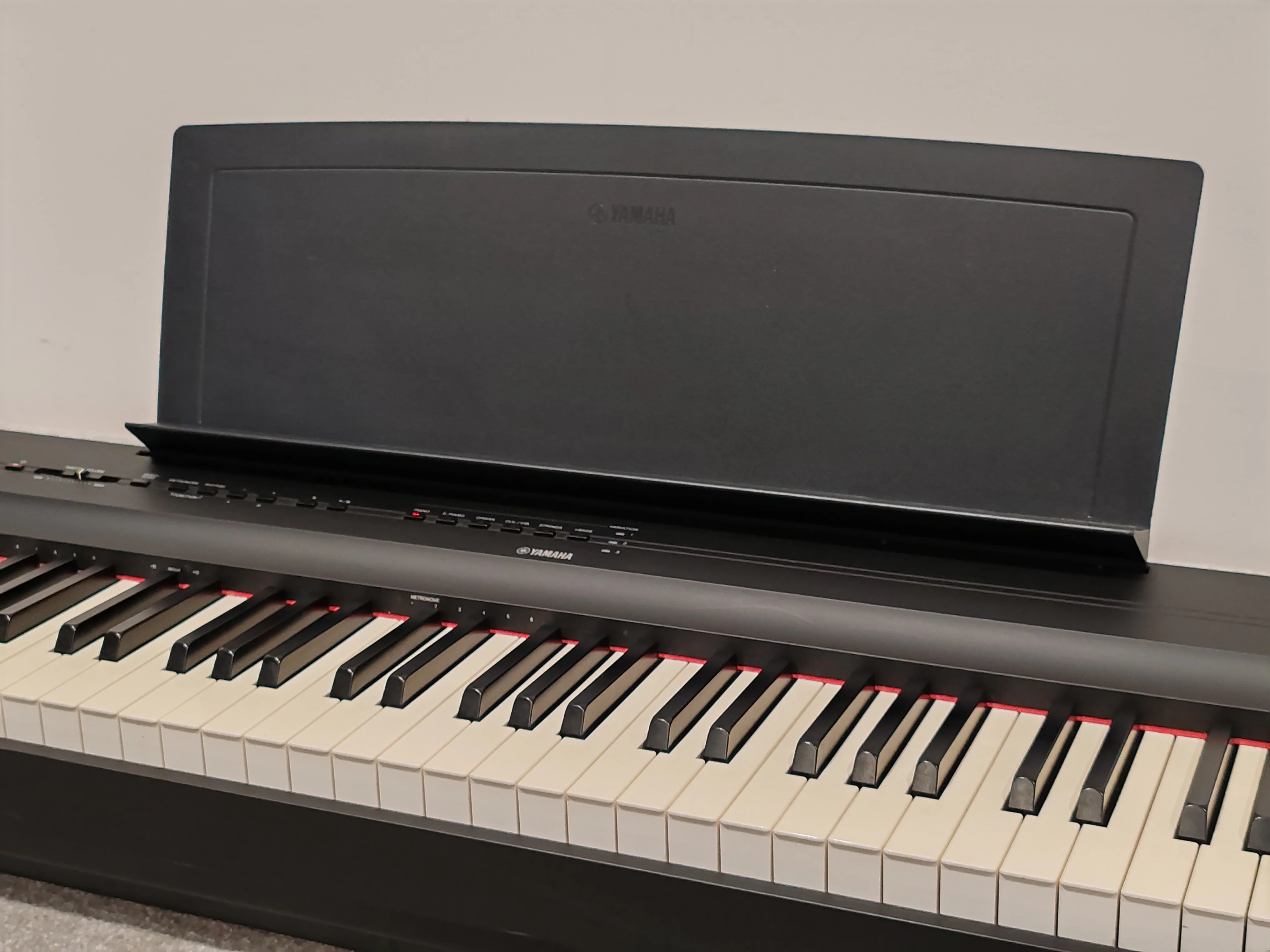 Yamaha P-125 88 Weighted Key Digital Piano w/ Sustain Pedal and Power Adapter - Image 2