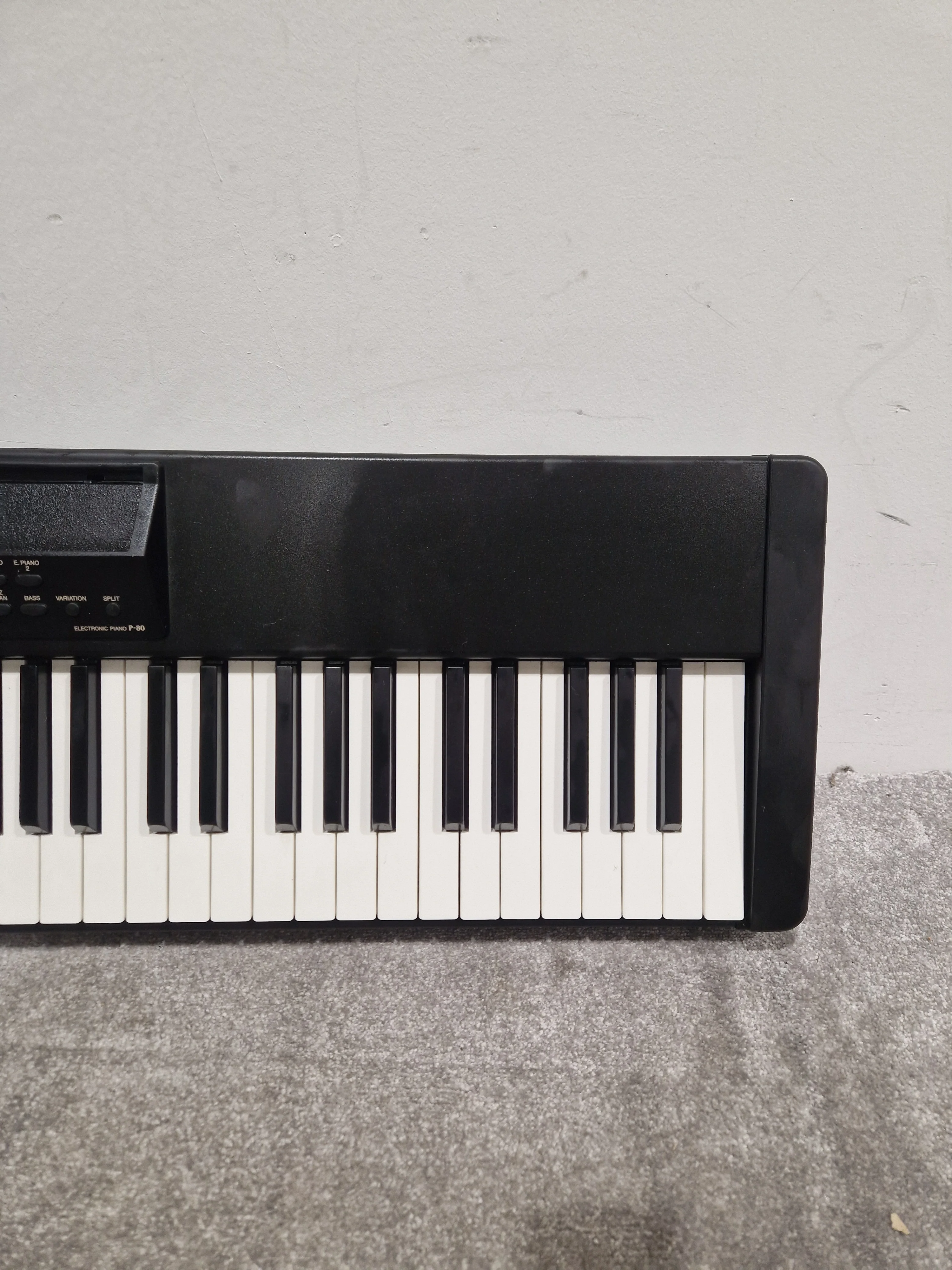 Yamaha P-80 - Electronic Piano - Black - Excellent w/ Power Supply, Original Box & Manuals - Image 2