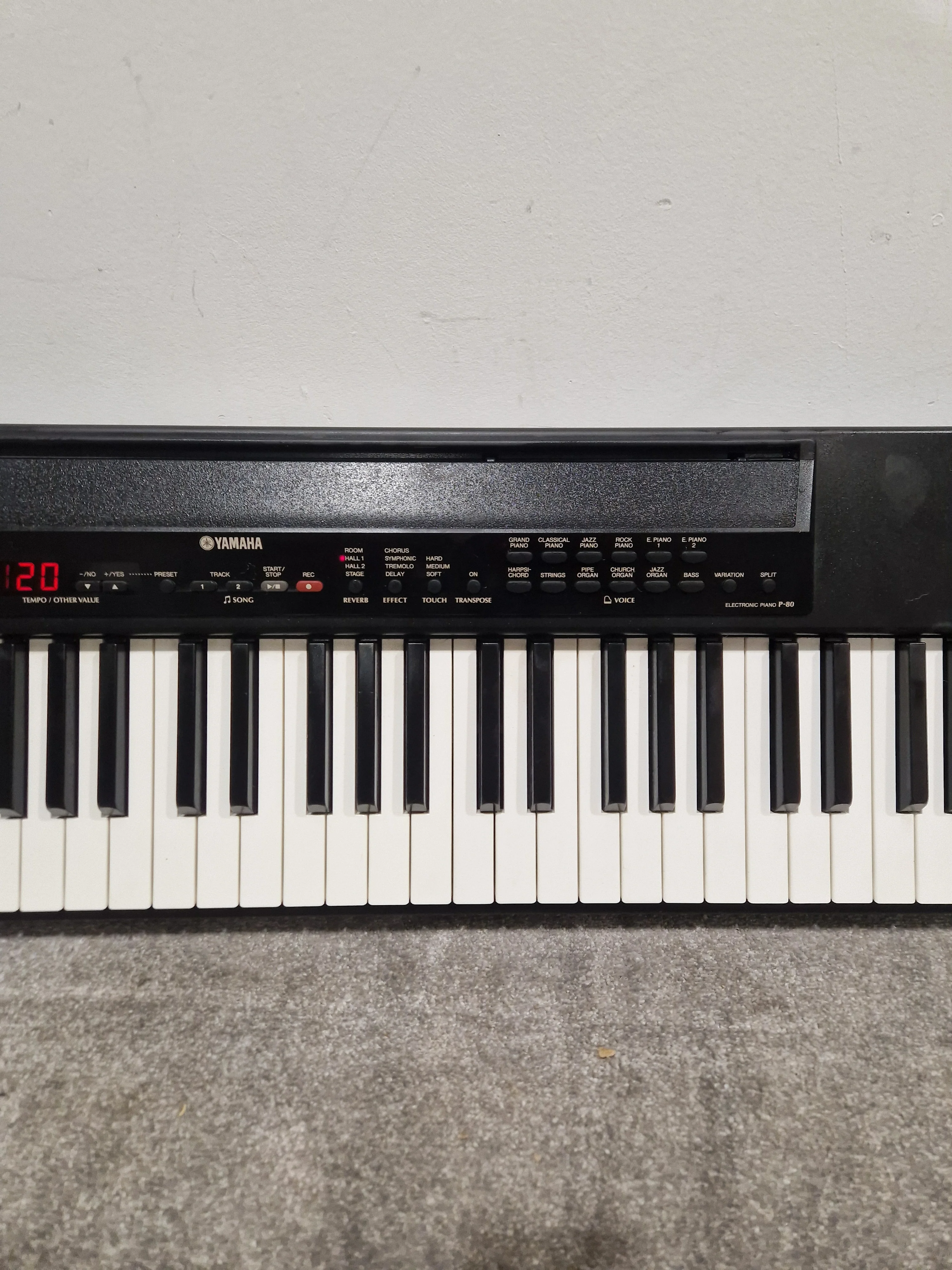 Yamaha P-80 - Electronic Piano - Black - Excellent w/ Power Supply, Original Box & Manuals - Image 4