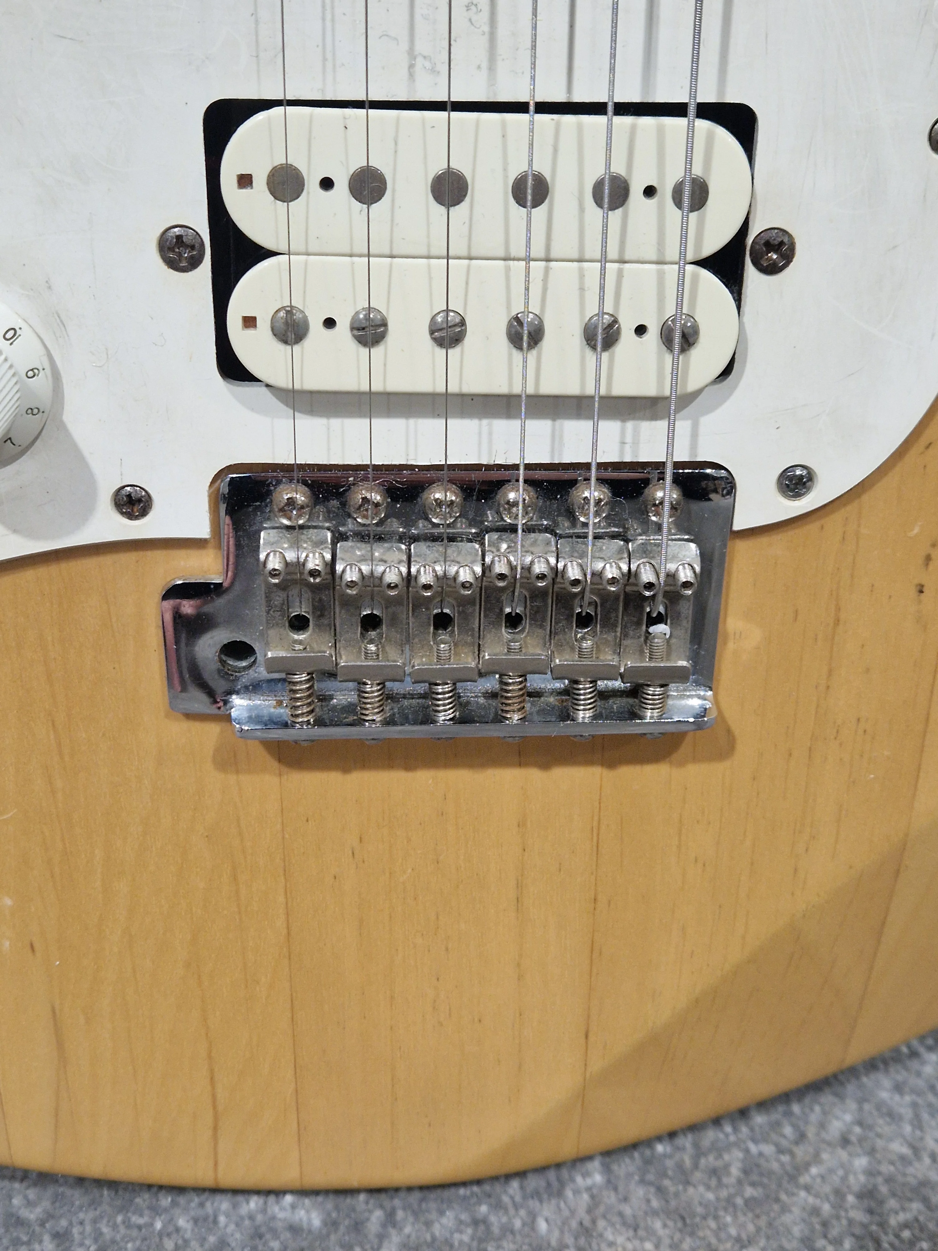 Yamaha Pacifica Natural Finish Left-Handed Guitar - Upgraded Components - Excellent w/ New Strings & Full Set Up - Image 10