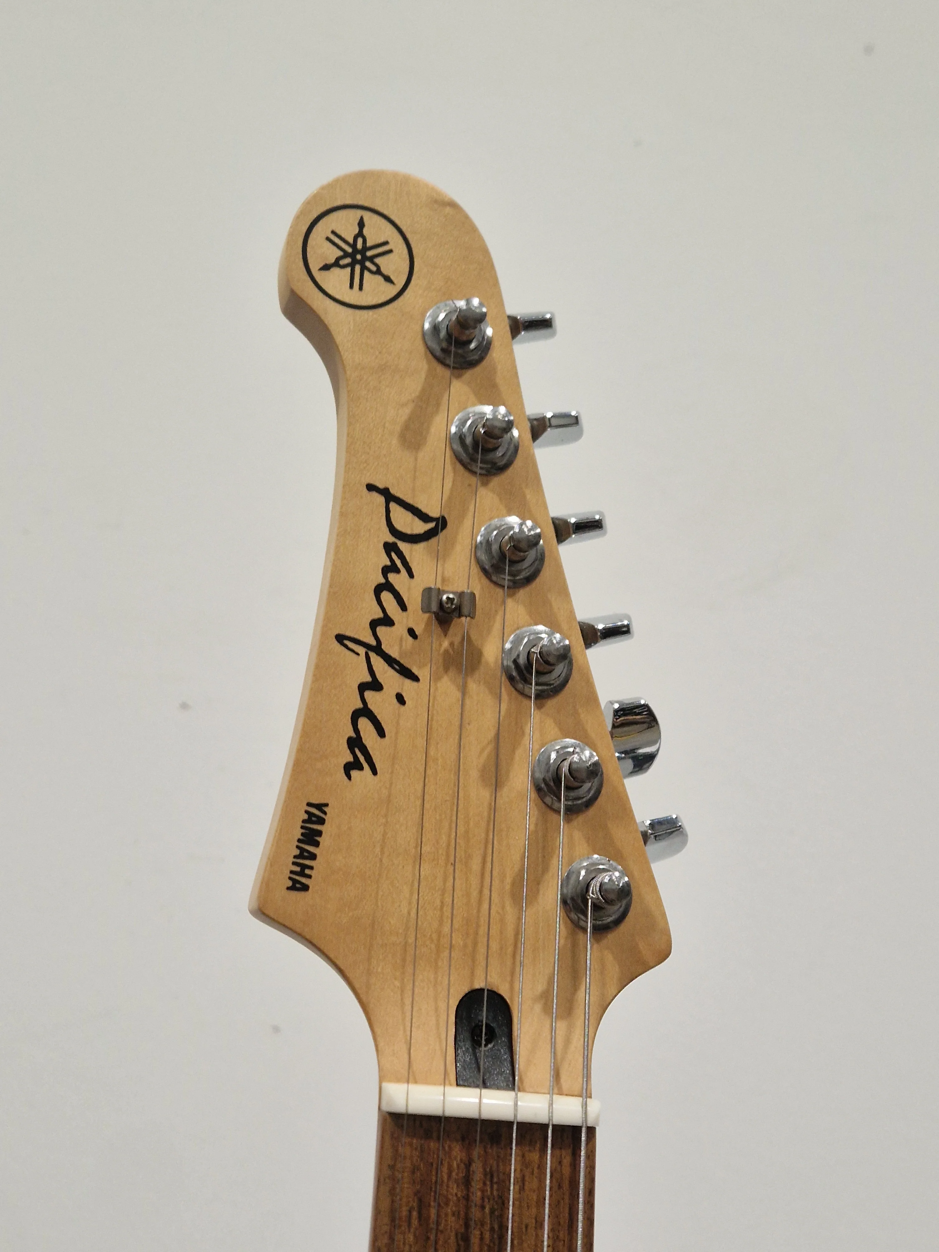 Yamaha Pacifica Natural Finish Left-Handed Guitar - Upgraded Components - Excellent w/ New Strings & Full Set Up - Image 7