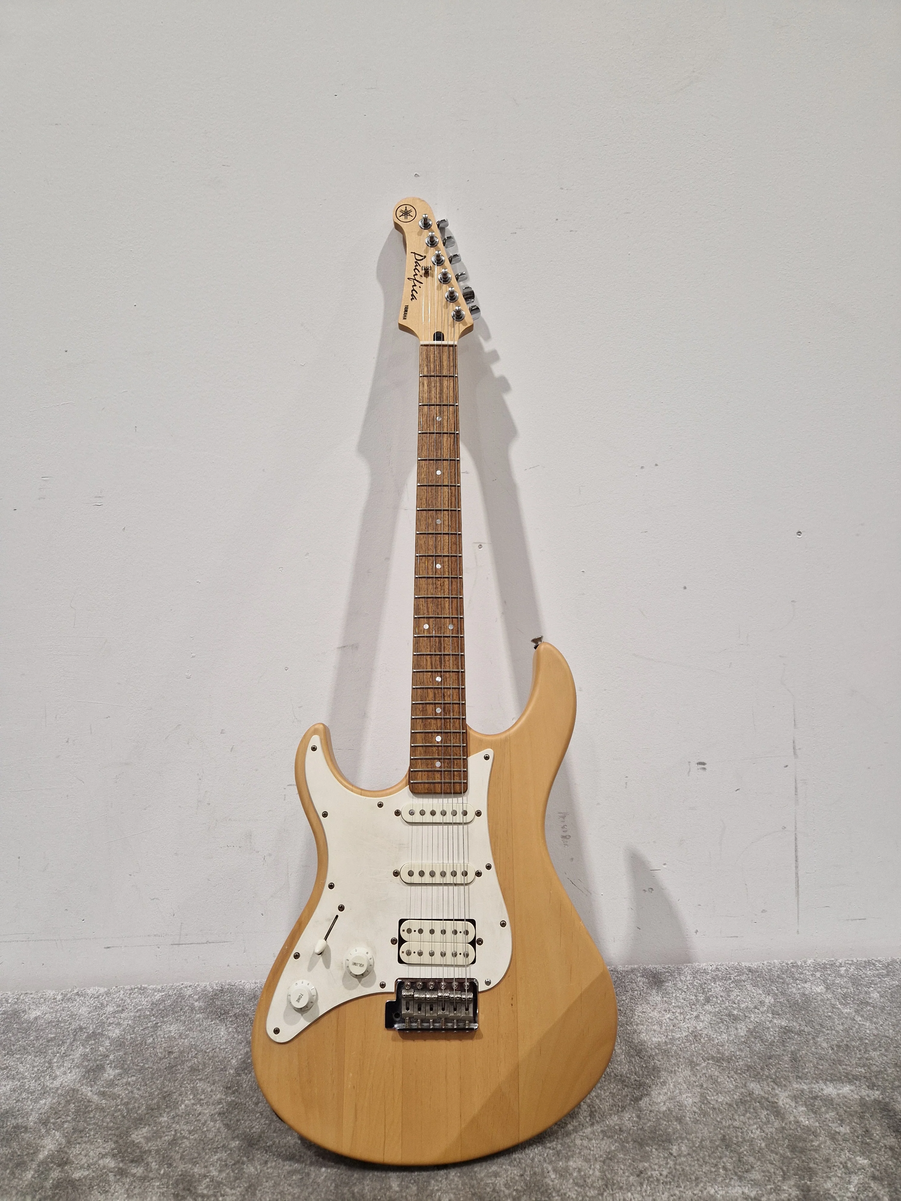 Yamaha Pacifica Natural Finish Left-Handed Guitar - Upgraded Components - Excellent w/ New Strings & Full Set Up - Image 8