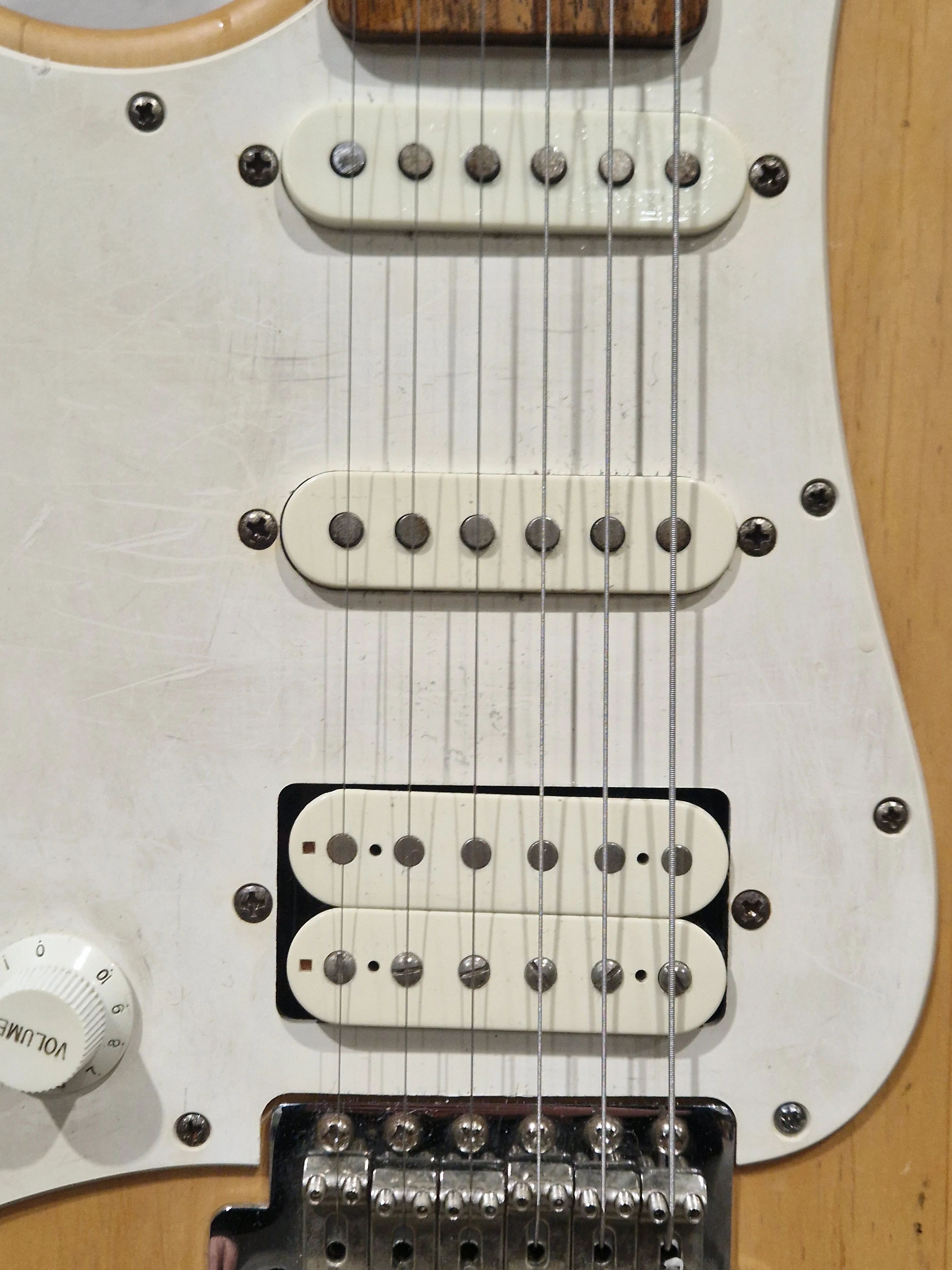 Yamaha Pacifica Natural Finish Left-Handed Guitar - Upgraded Components - Excellent w/ New Strings & Full Set Up - Image 9