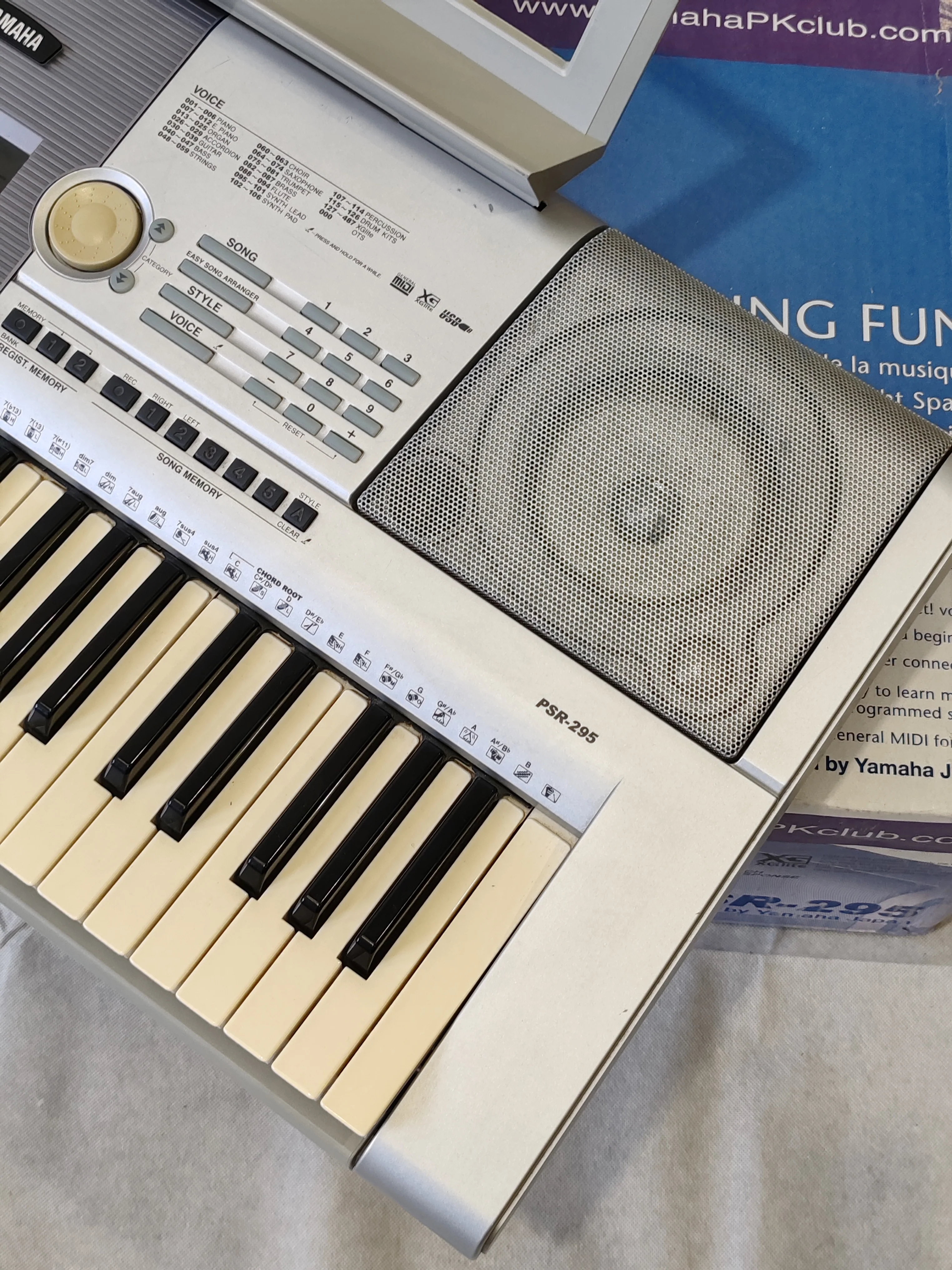 Yamaha PSR-295 Portable Keyboard – Fair Condition w/ Original Box - Image 7