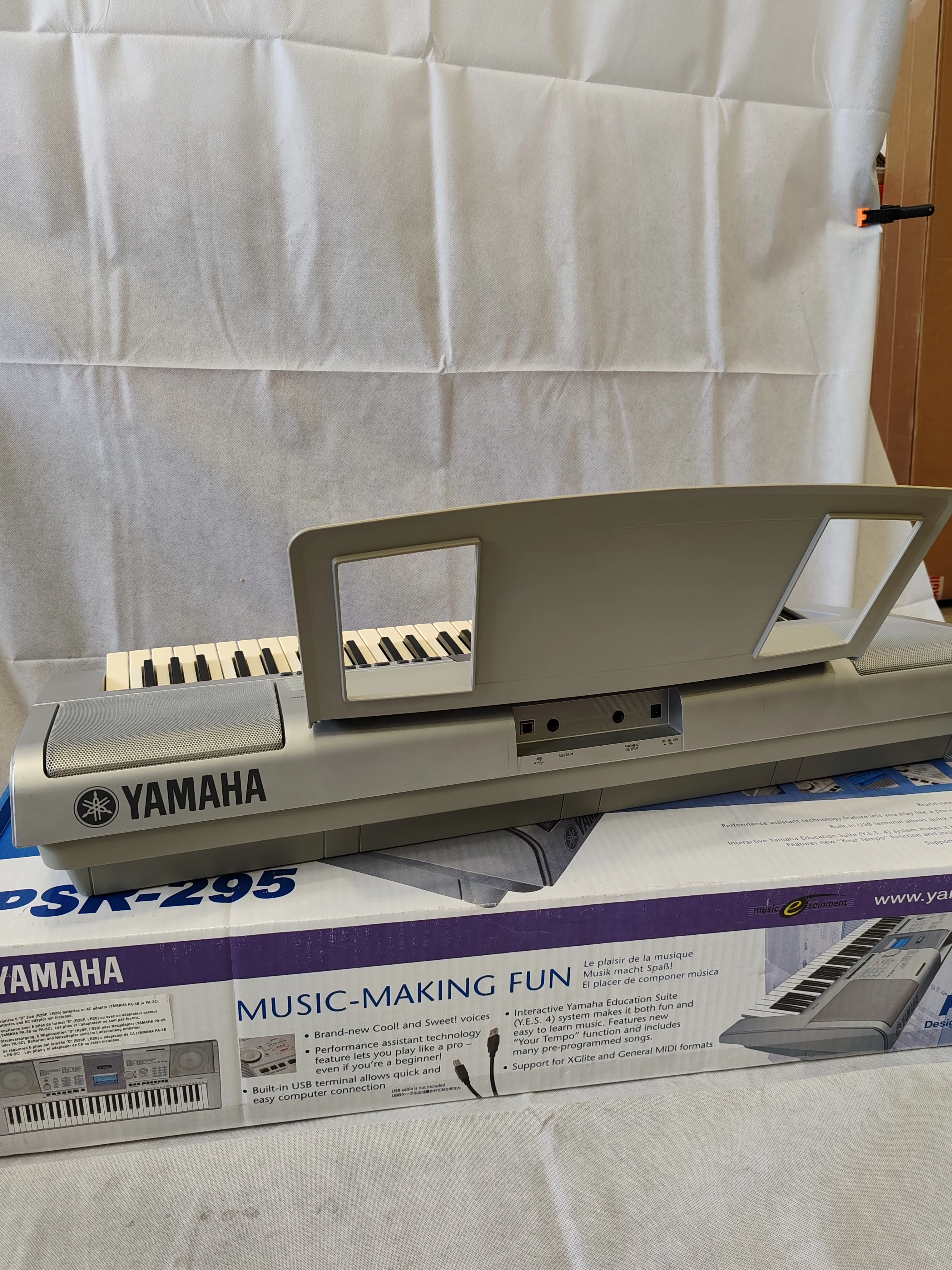 Yamaha PSR-295 Portable Keyboard – Fair Condition w/ Original Box - Image 9