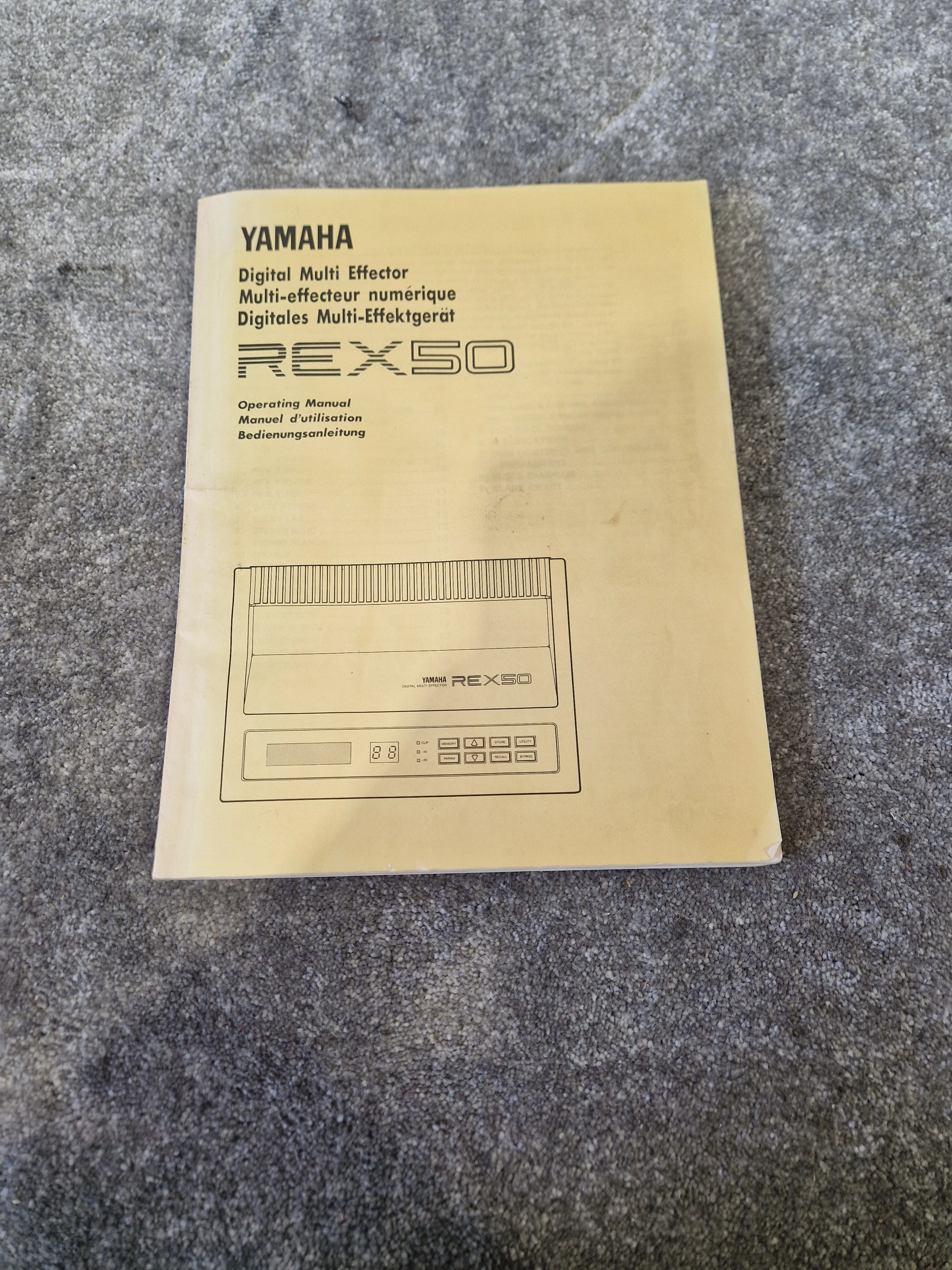 Yamaha REX-50 – Multi-Effects Processor, Reverb & Delay – Excellent w/ Original Box - Image 12