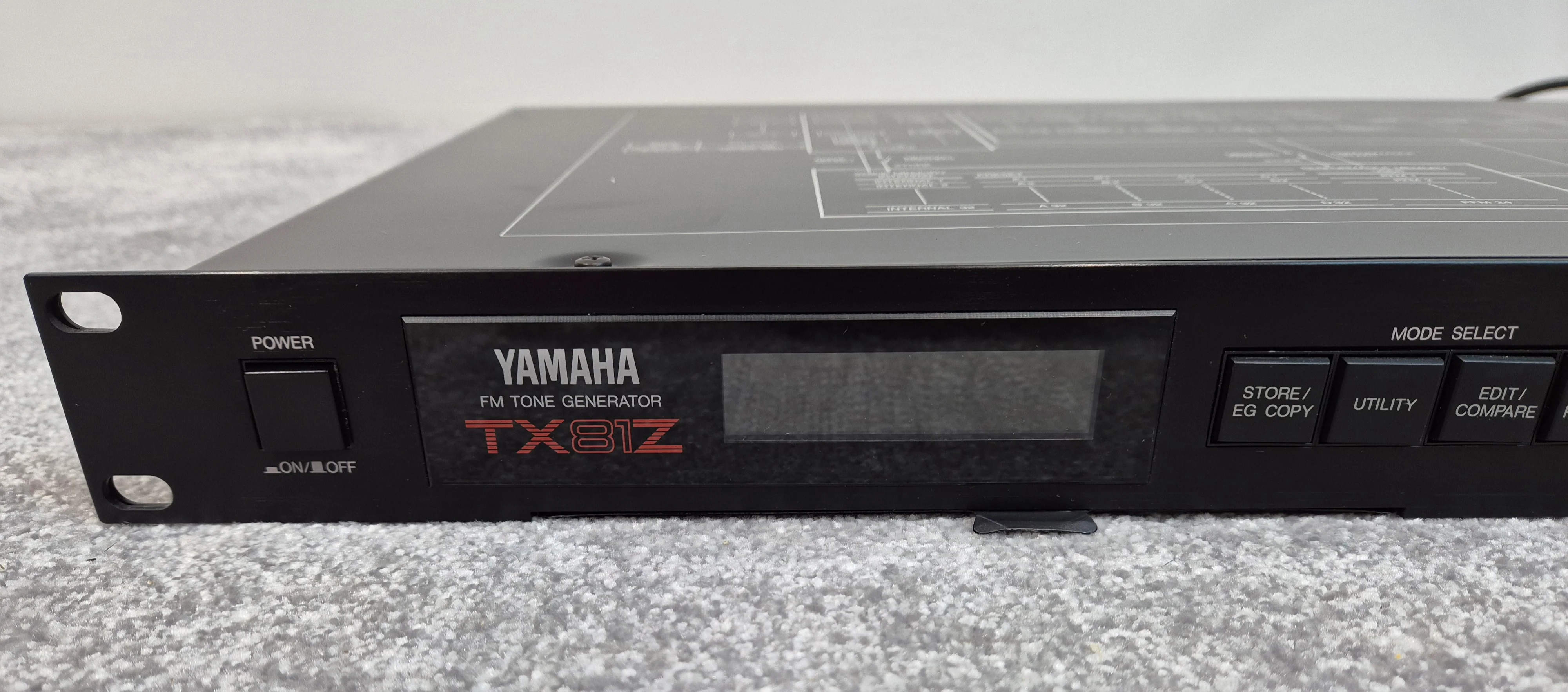Yamaha TX81Z - Rack Mounted Frequency Modulation Music Synthesizer - Image 2