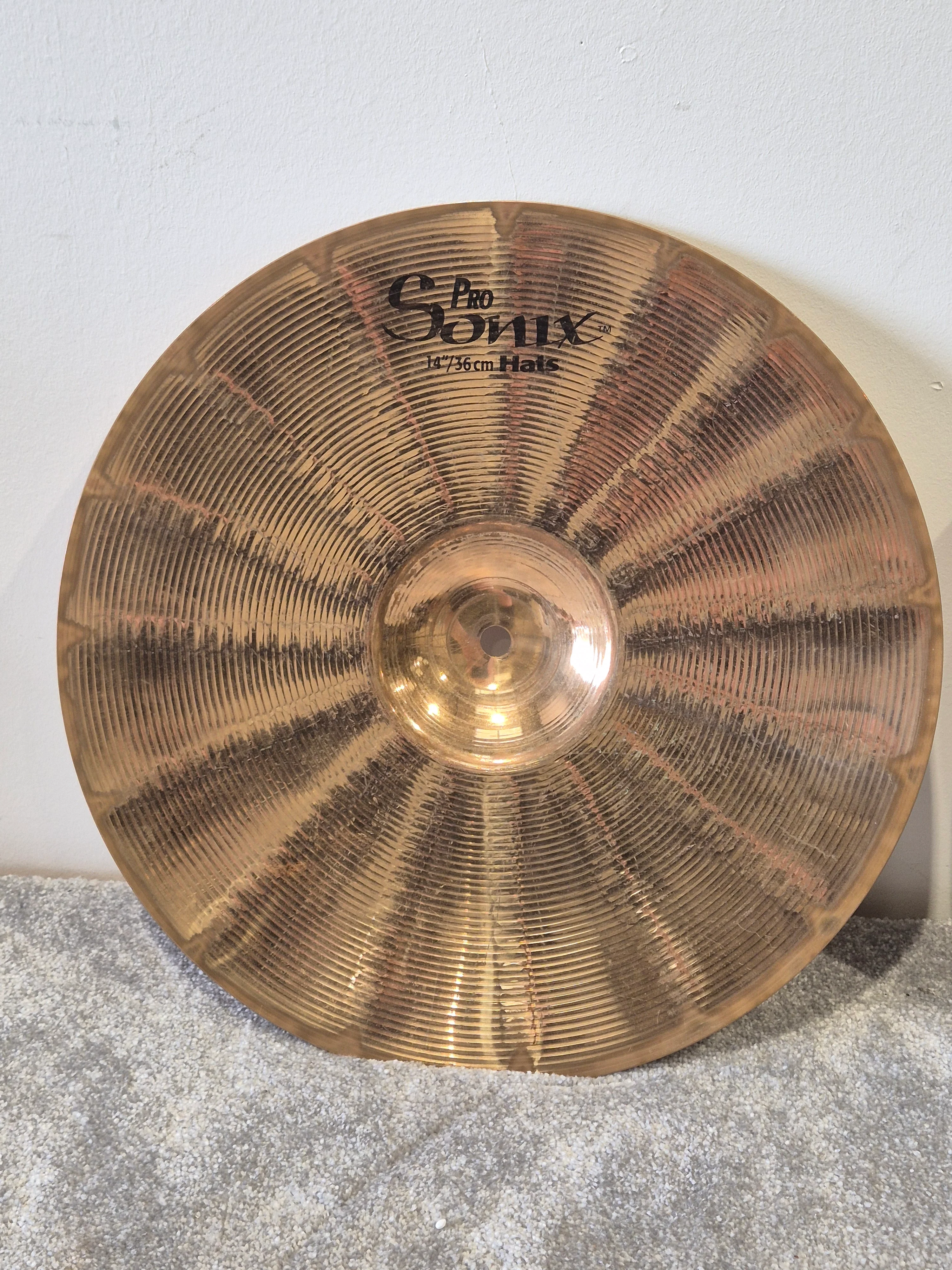 Sabian Pro Sonix 14" Hi-Hat Cymbals (Top and Bottom) - Image 5