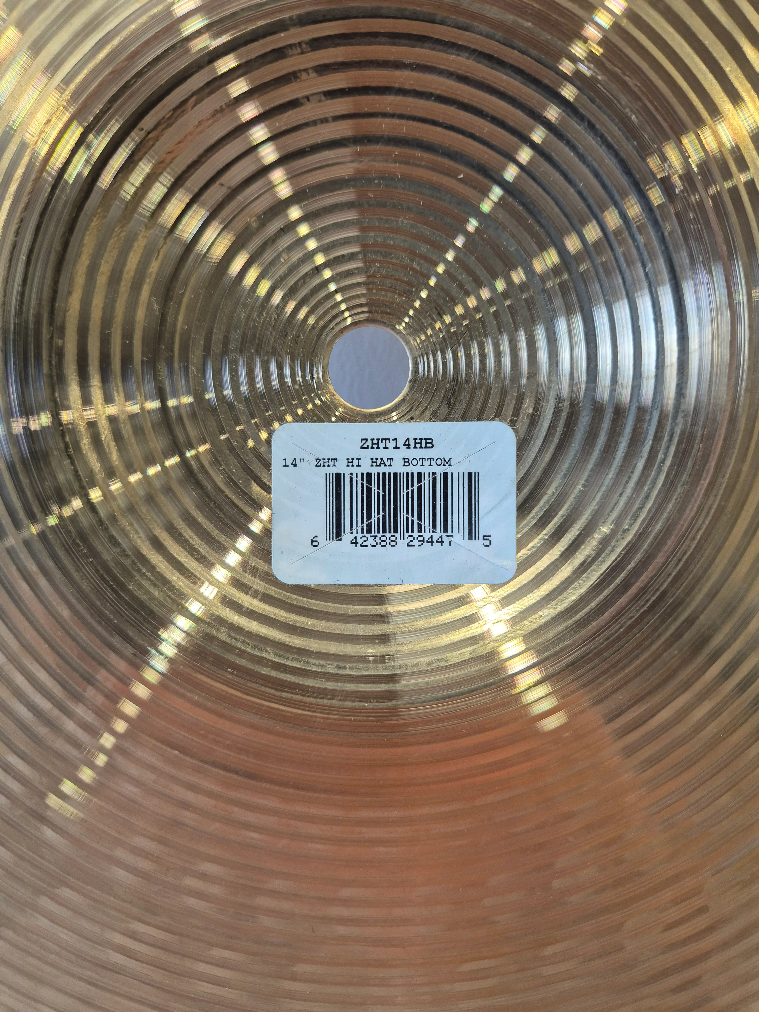 Zildjian ZHT 14-inch hi-hat Cymbals (Top and Bottom) - Image 10