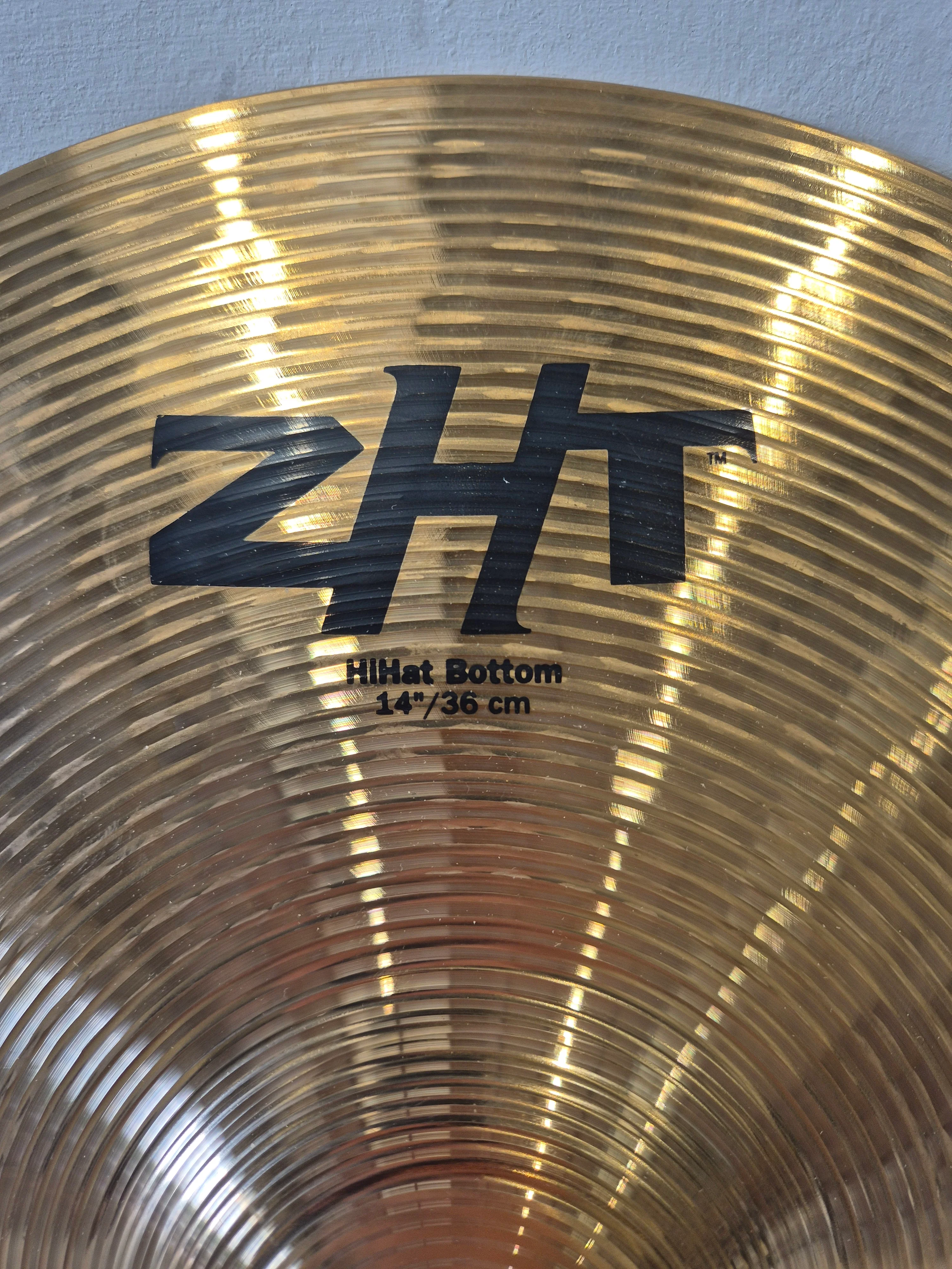 Zildjian ZHT 14-inch hi-hat Cymbals (Top and Bottom) - Image 7