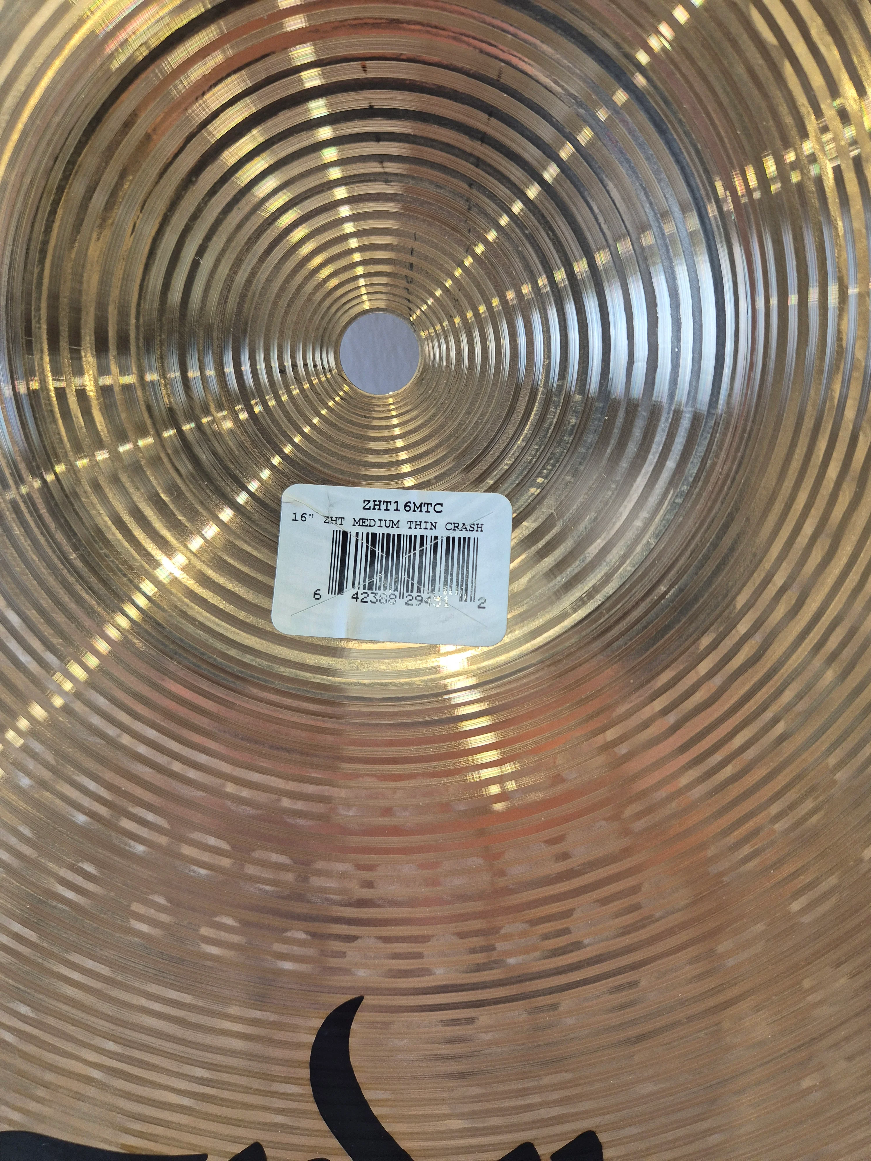 Zildjian ZHT 16-inch Medium Thin Crash Cymbal - Image 6