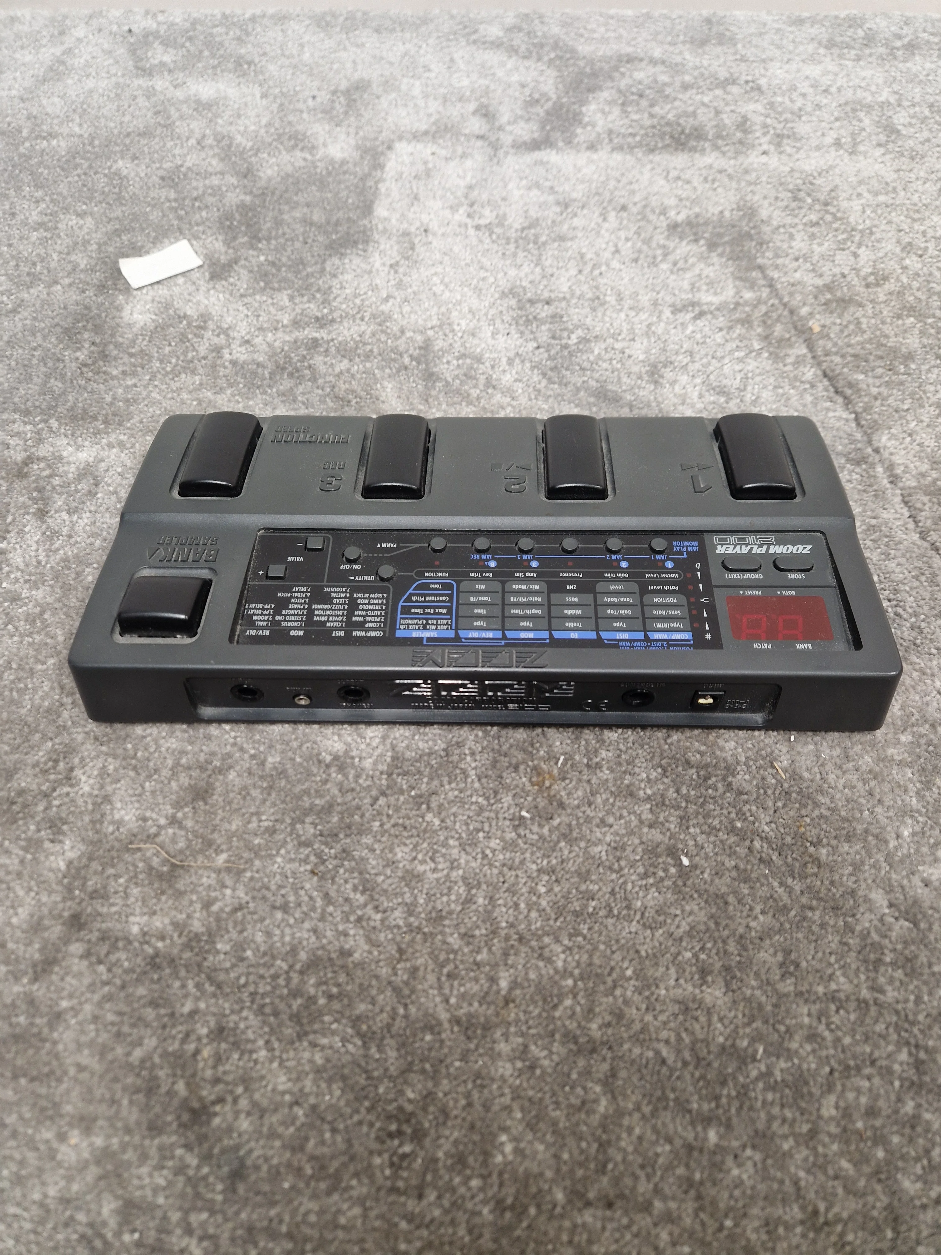 Zoom 2100 Effects Pedal - Multi-Effects, 24-bit Processing - Very Good w/ Original Box & Power Supply & Manuals - Image 6