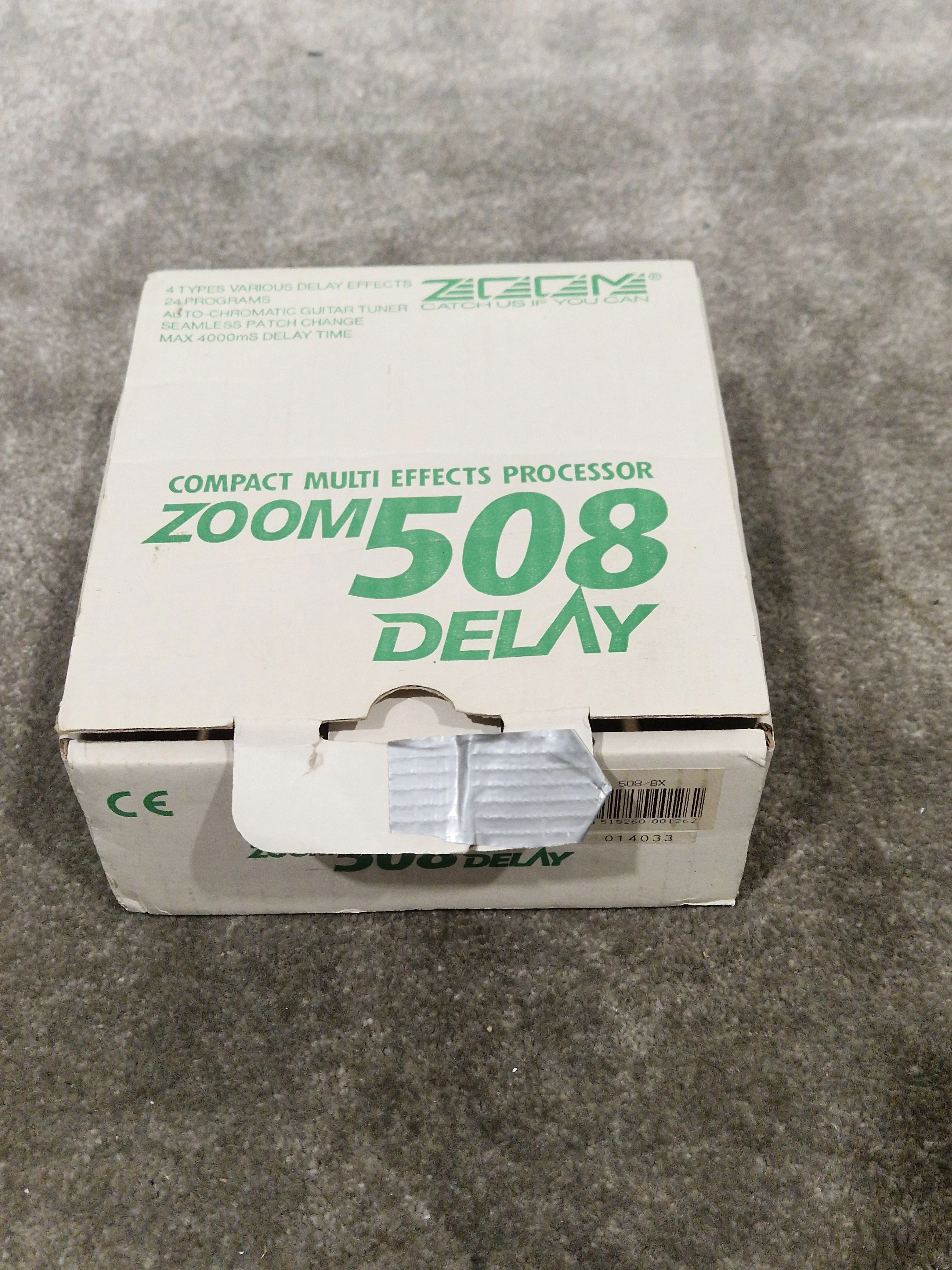 Zoom 508 Delay - Multi Effects Processor - Black - Excellent w/ Original Box, Manuals, Power Supply & Practice CDs - Image 12