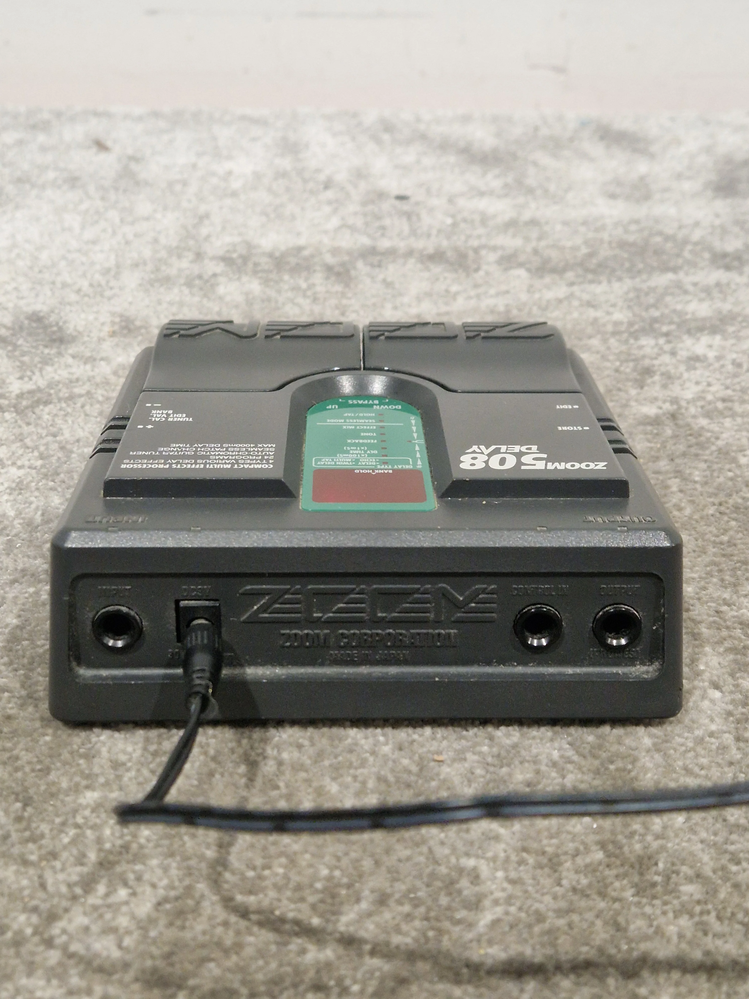 Zoom 508 Delay - Multi Effects Processor - Black - Excellent w/ Original Box, Manuals, Power Supply & Practice CDs - Image 2