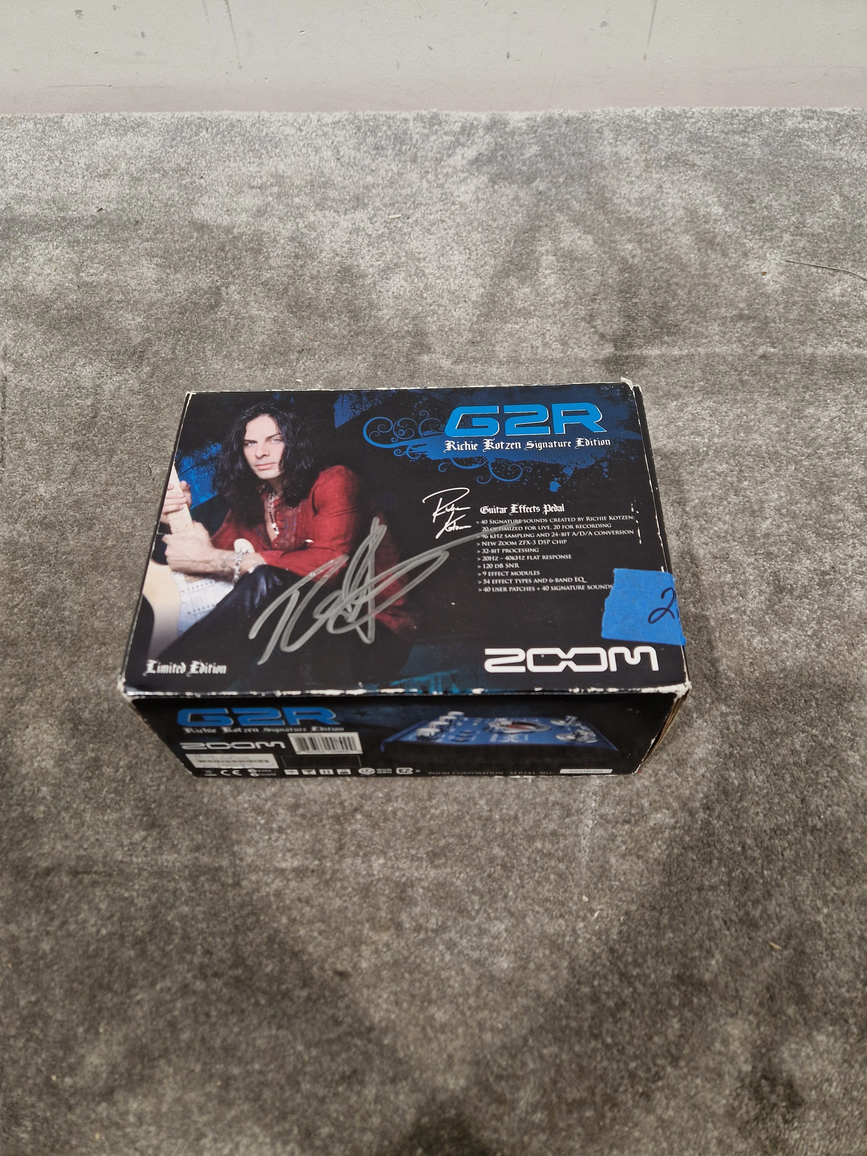 Zoom G2R Richie Kotzen Signature Edition Effects Pedal - Signature Model, Multi-Effects - Excellent w/ Original Box & Power Supply & Manuals - Image 5