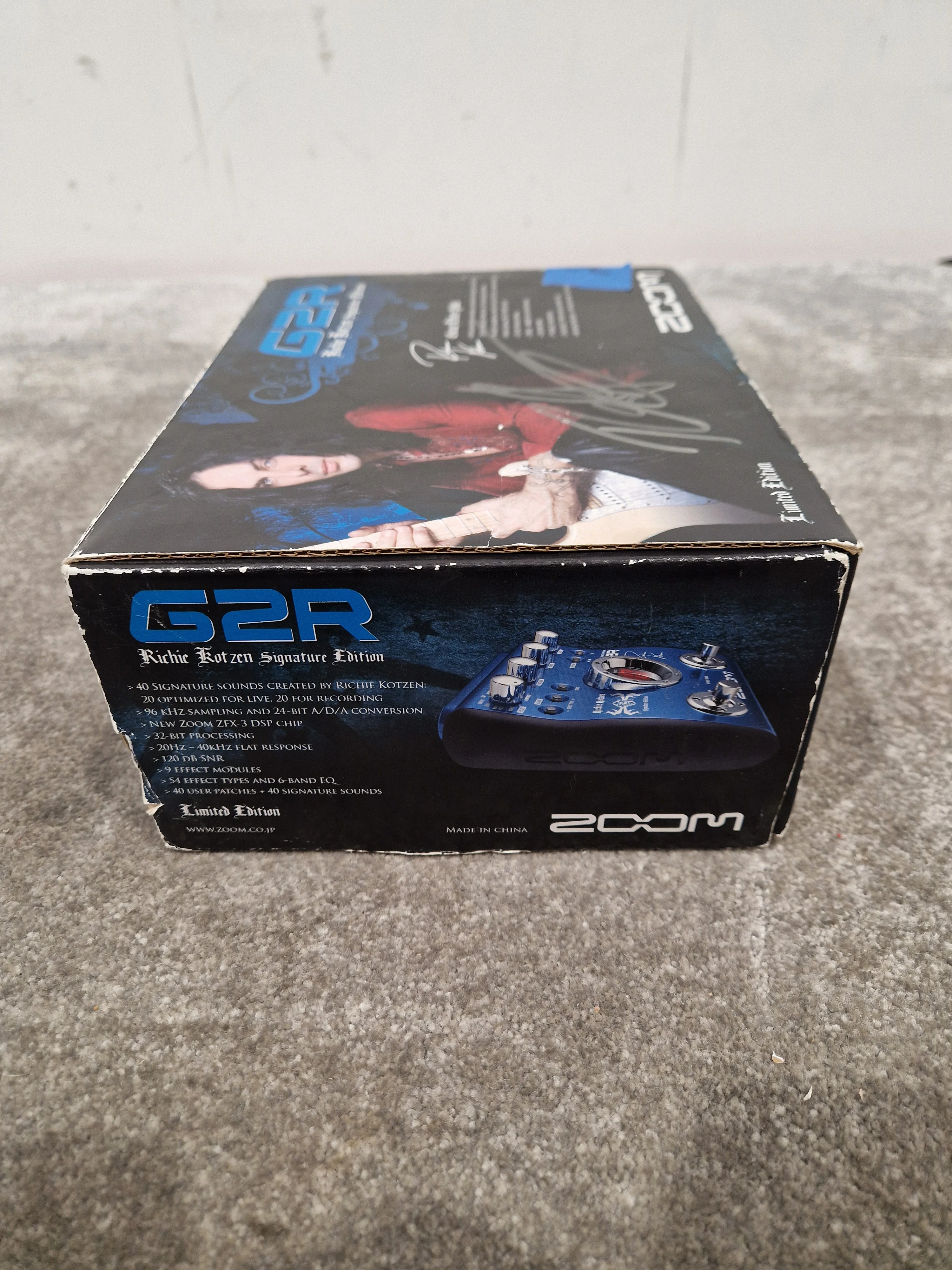 Zoom G2R Richie Kotzen Signature Edition Effects Pedal - Signature Model, Multi-Effects - Excellent w/ Original Box & Power Supply & Manuals - Image 8
