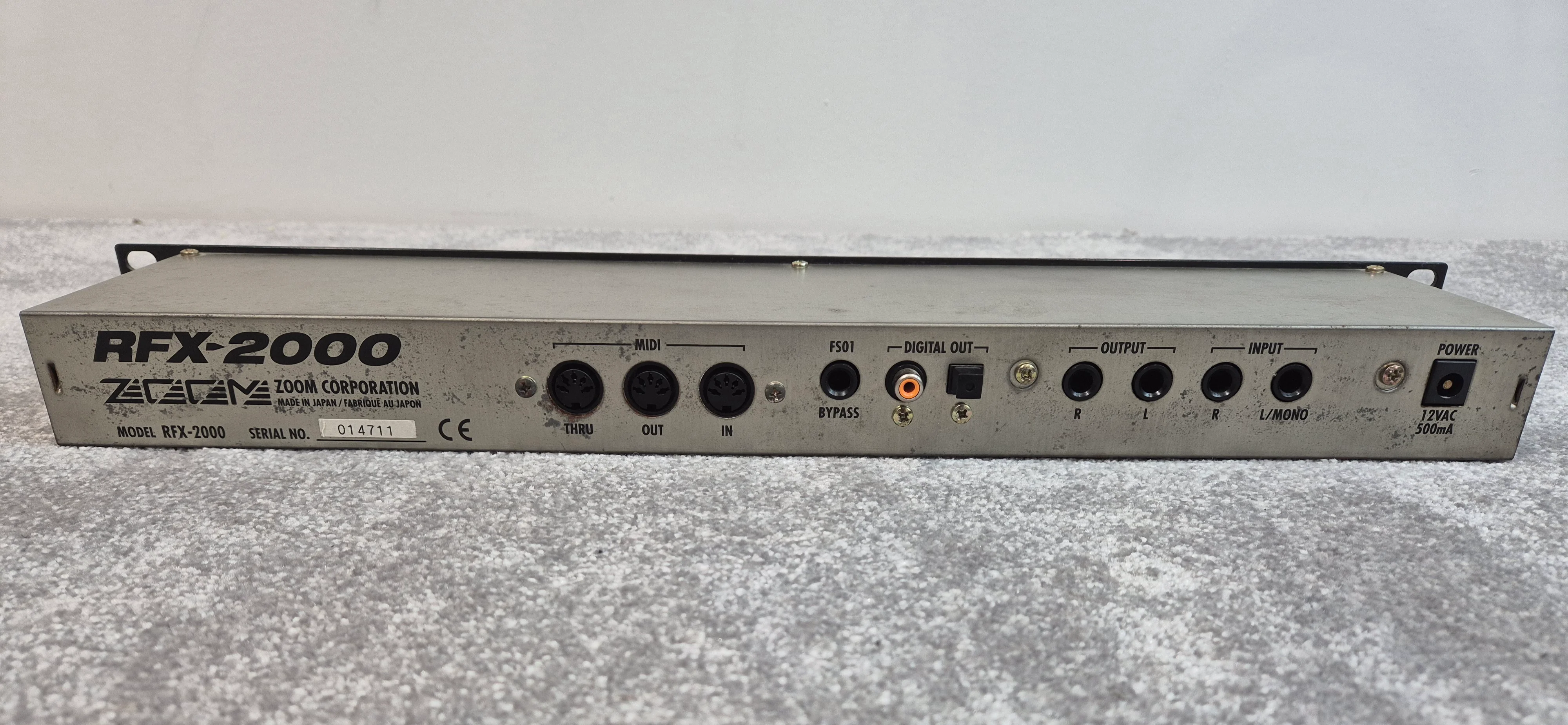 Zoom RFX-2000 - Digital Reverb And Multi-Effects Processor - Rack Mounted - Image 6