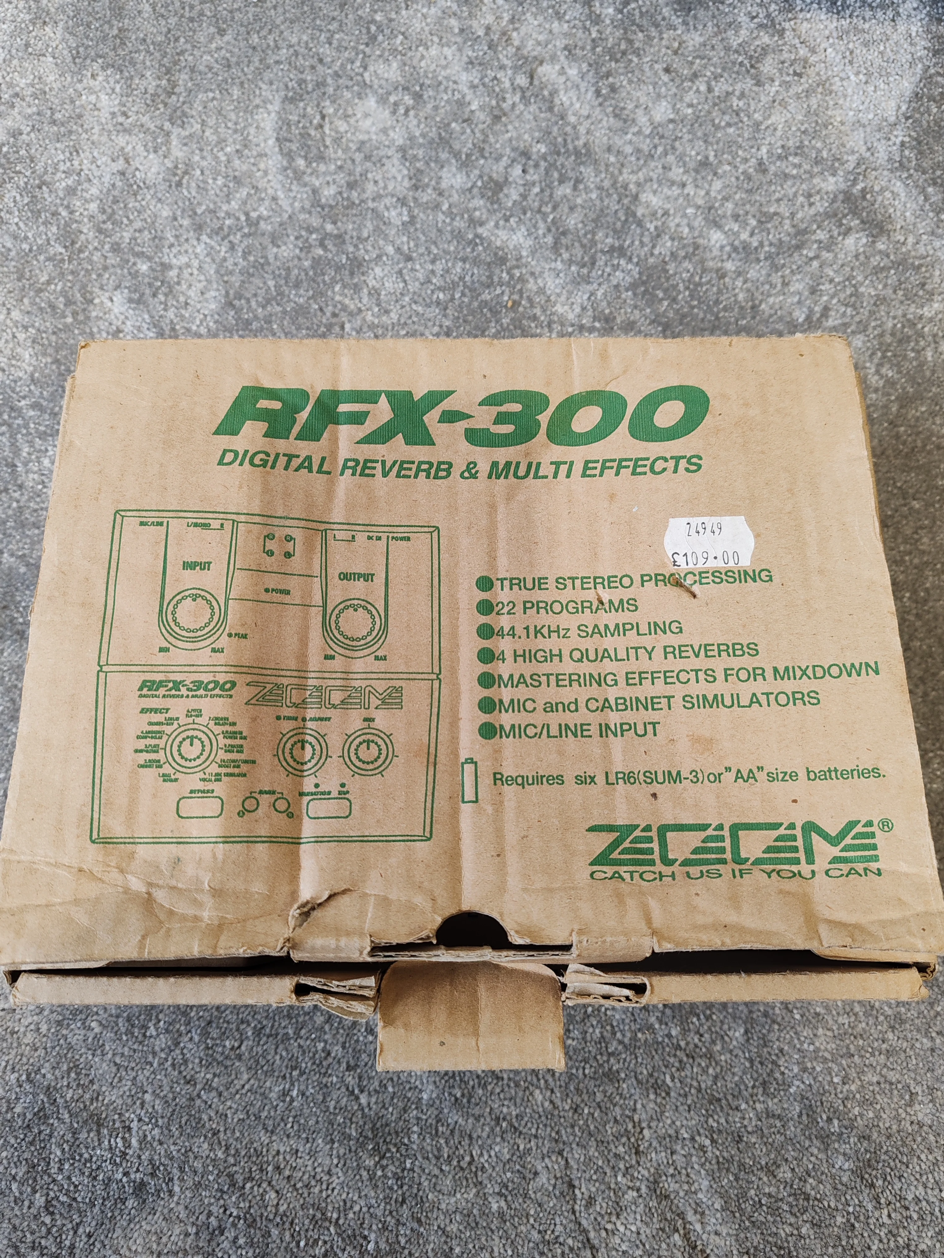 Zoom RFX-300 Multi-Effects Processor – Excellent Condition w/ Original Box - Image 11