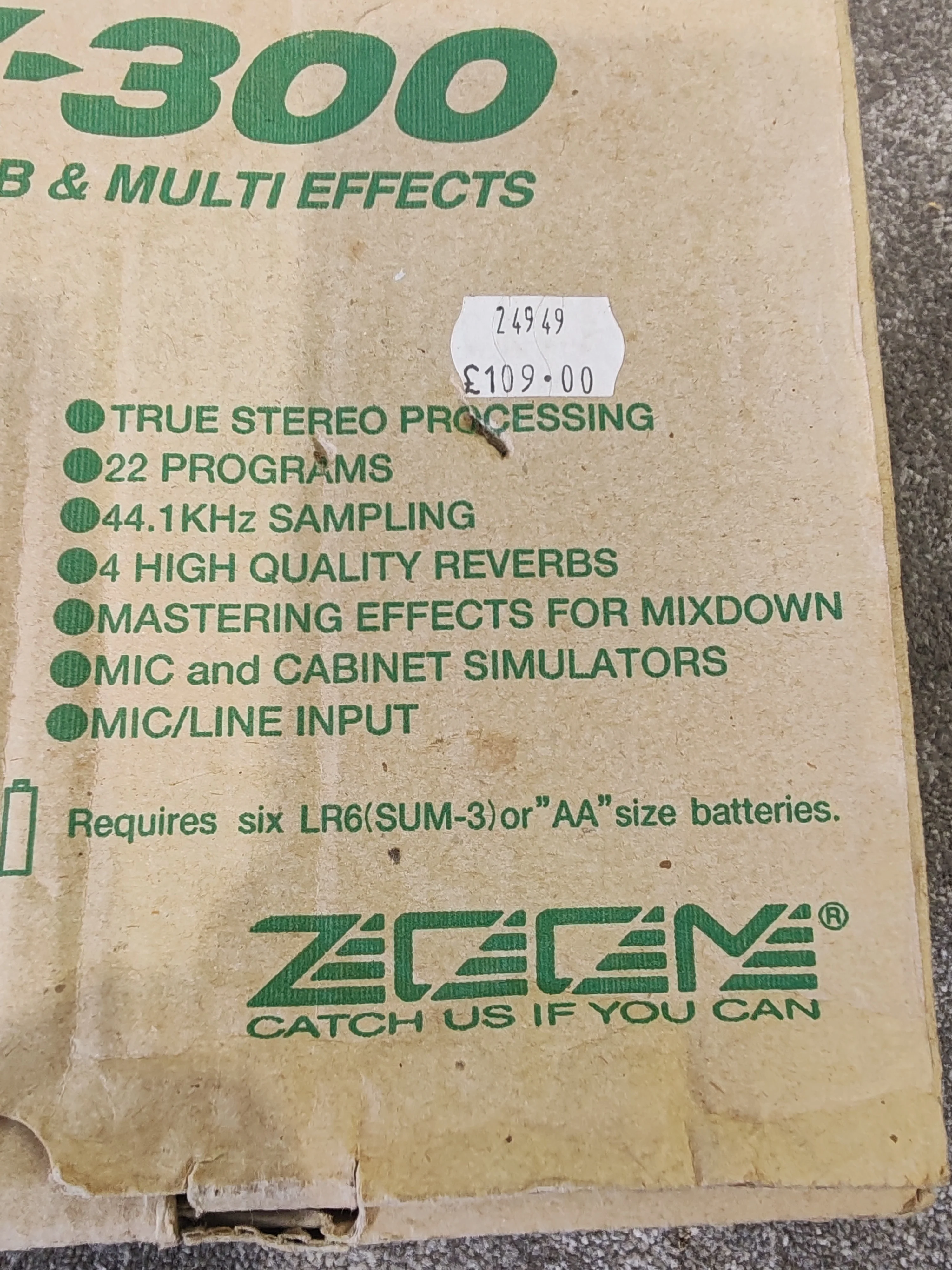 Zoom RFX-300 Multi-Effects Processor – Excellent Condition w/ Original Box - Image 13